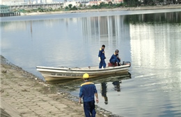 Nguồn nước tại hồ Linh Đàm không bị ô nhiễm